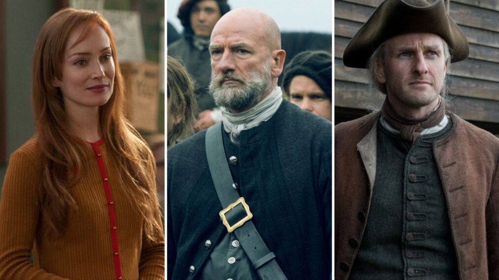 Lotte Verbeek, Graham McTavish, and Steven Cree as 'Outlander' Season 7 guest stars