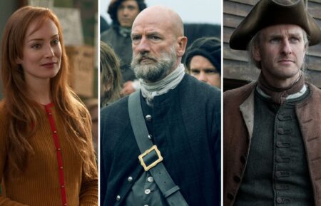 Lotte Verbeek, Graham McTavish, and Steven Cree as 'Outlander' Season 7 guest stars