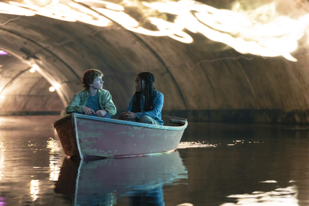 Walker Scobell and Leah Sava Jeffries in 'Percy Jackson and the Olympians' - Season 1, Episode 5