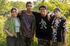 Devery Jacobs, D’Pharaoh Woon-A-Tai, Lane Factor, and Paulina Alexis in the 'Reservation Dogs' series finale