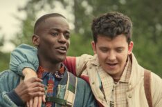 Ncuti Gatwa and Asa Butterfield in 'Sex Education' Season 4
