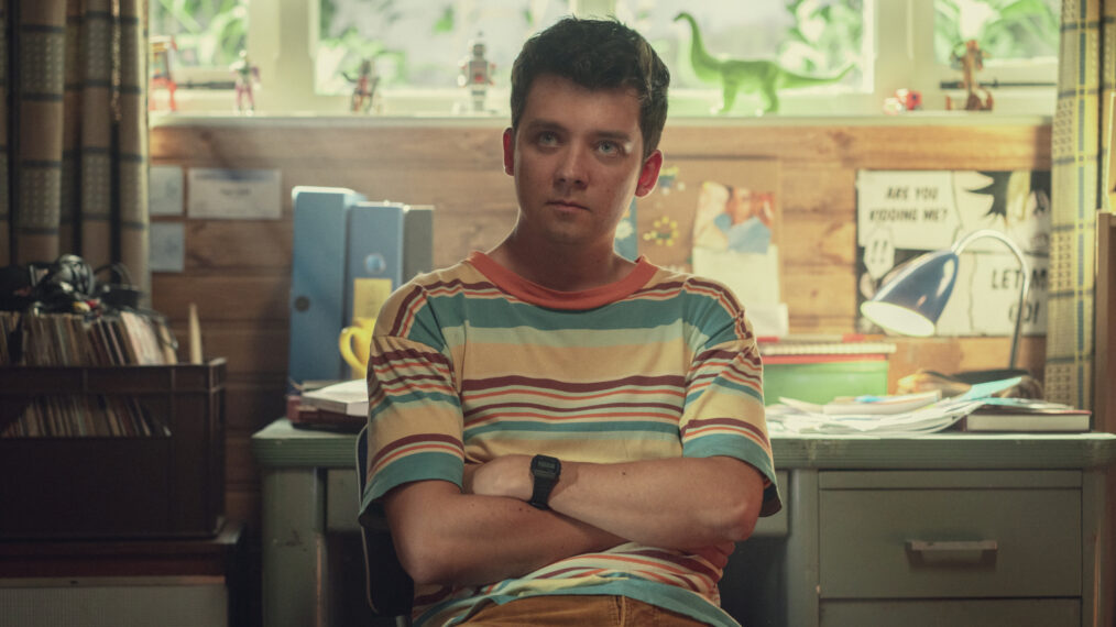 Asa Butterfield als Otis Milburn in „Sex Education“ – Staffel 4, Folge 1