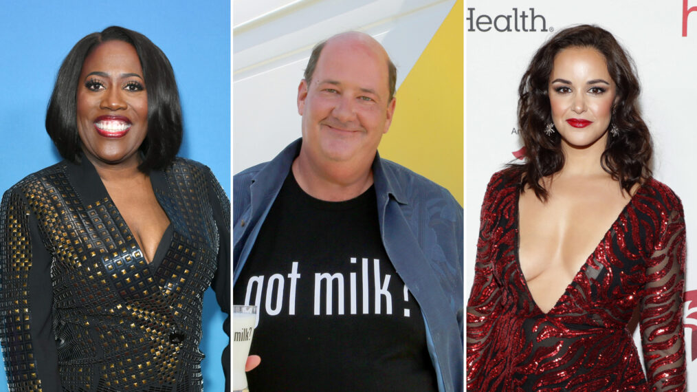 Sheryl Underwood, Brian Baumgartner, and Melissa Fumero