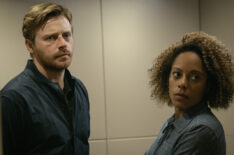 Jack Lowden and Rosalind Eleazar in Slow Horses - Season 3