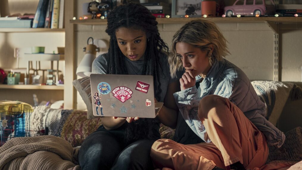 Jaz Sinclair and Lizze Broadway in 'Gen V'