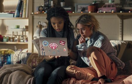 Jaz Sinclair and Lizze Broadway in 'Gen V'