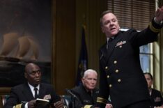 Lance Reddick and Kiefer Sutherland in 'The Caine Mutiny Court-Martial'