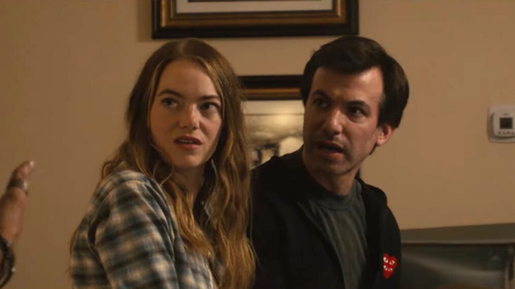 Emma Stone and Nathan Fielder in 'The Curse'