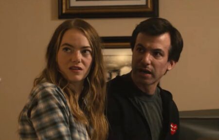 Emma Stone and Nathan Fielder in 'The Curse'