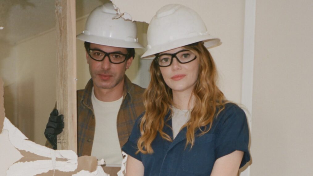 Nathan Fielder and Emma Stone in 'The Curse'