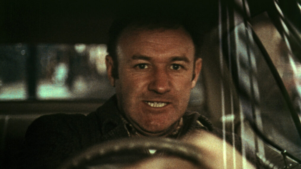 Gene Hackman in 'The French Connection' car chase scene (1971)
