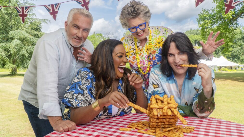 Prue Leith, Noel Fielding, Alison Hammond, and Paul Hollywood for 'The Great British Baking Show'