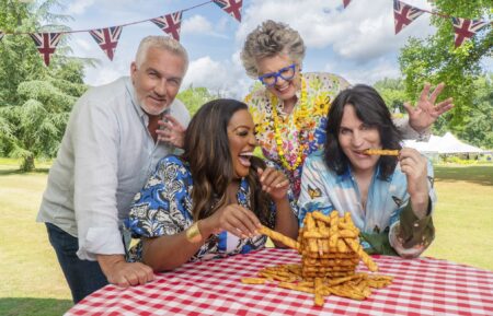 Prue Leith, Noel Fielding, Alison Hammond, and Paul Hollywood for 'The Great British Baking Show'