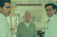 Dev Patel, Sir Ben Kingsley, and Richard Ayoade in 'The Wonderful Story of Henry Sugar'