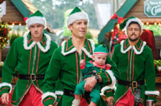 Paul Campbell, Andrew Walker, and Tyler Hynes in 'Three Wise Men and a Baby'