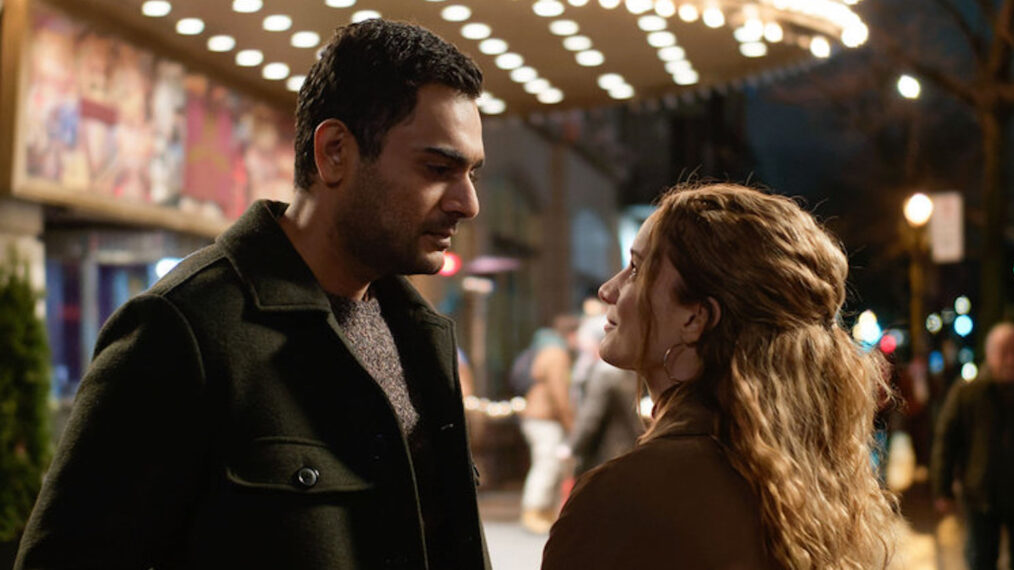 Hamza Haq and Laurence Leboeuf in 'Transplant'