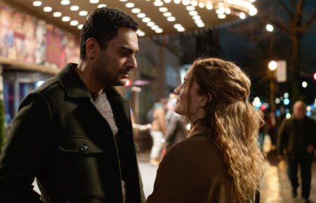 Hamza Haq and Laurence Leboeuf in 'Transplant'