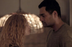 Laurence Leboeuf and Hamza Haq in 'Transplant'