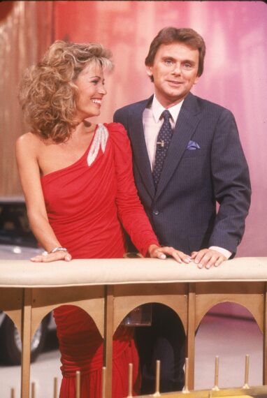 Vanna White and Pat Sajak on Wheel