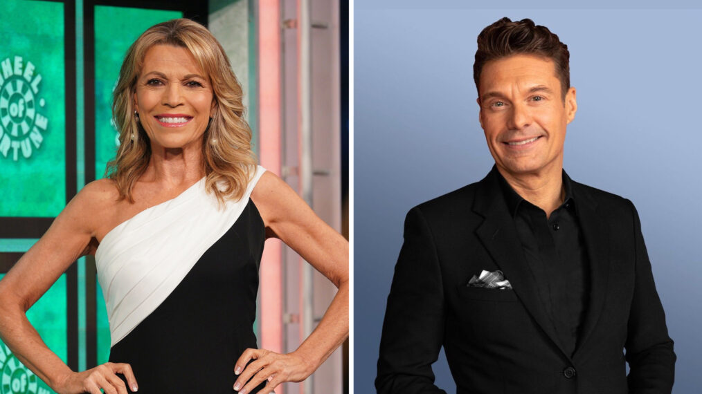 Vanna White and Ryan Seacrest