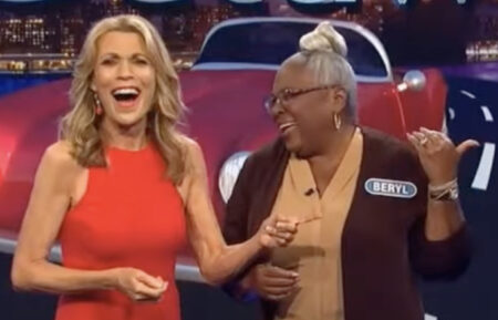 Vanna White and Pat Sajak on 'Wheel of Fortune'