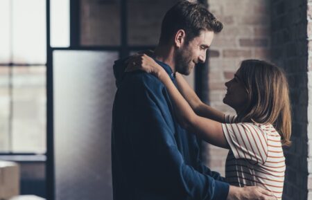 Oliver Jackson-Cohen and Jenna Coleman in 'Wilderness'