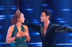 Alyson Hannigan and Sasha Farber on Dancing With The Stars