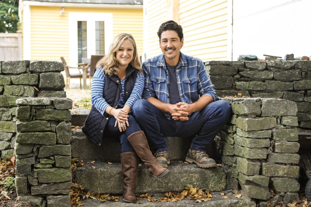 Kristina Crestin and Jonathan Knight from 'Farmhouse Fixer'