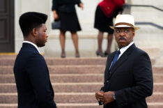 Bentley Green and Courtney B. Vance in 'Heist 88'