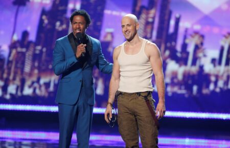 Nick Cannon and Jonathan Goodwin on America's Got Talent