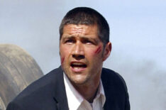 Matthew Fox after the airplane crash in Lost