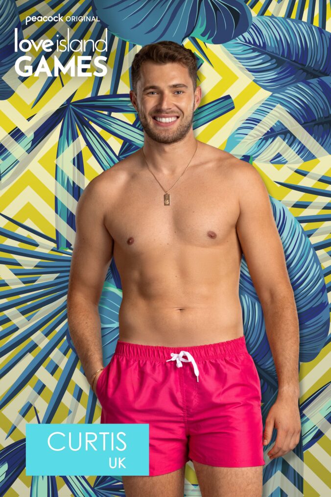 Curtis Pritchard in Love Island Games