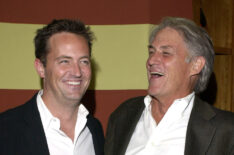 Matthew Perry and his dad, John Bennett Perry during Matthew Perry Teams up with His Father to produce 'The Whole Banana' at Alto Polato in West Hollywood
