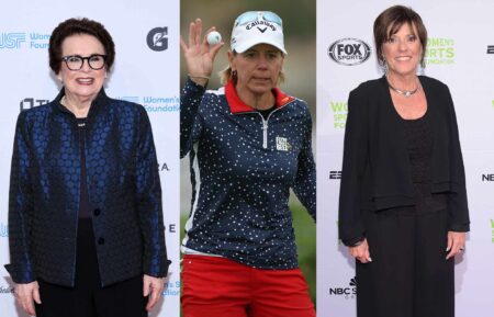 Billie Jean King, Annika Sorenstam, Lyn St. James