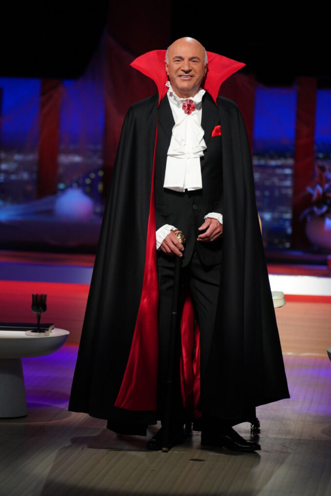 Kevin O'Leary as dracula in 'Shark Tank'