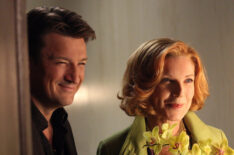Susan Sullivan and Nathan Fillion in 'Get A Clue' - Season 6, Episode 6