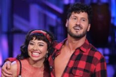 Xochitl Gomez and Valentin Chmerkovskiy on Dancing With The Stars