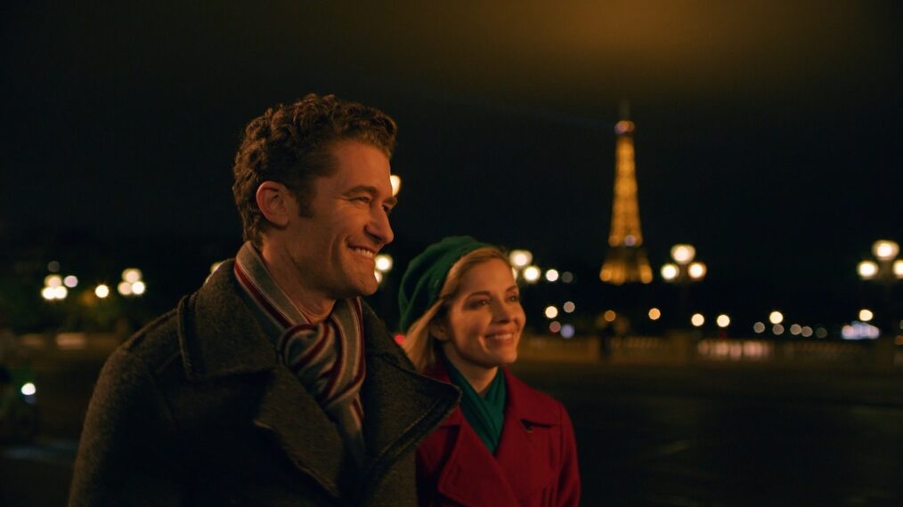 Matthew Morrison and Jen Lilley in 'A Paris Christmas Waltz'