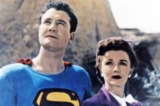 George Reeves and Phyllis Coates in 'The Adventures of Superman'