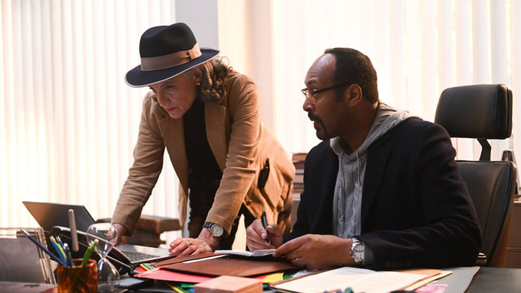 Amy Aquino and Jesse L. Martin in 'The Irrational' - Season 1, Episode 2
