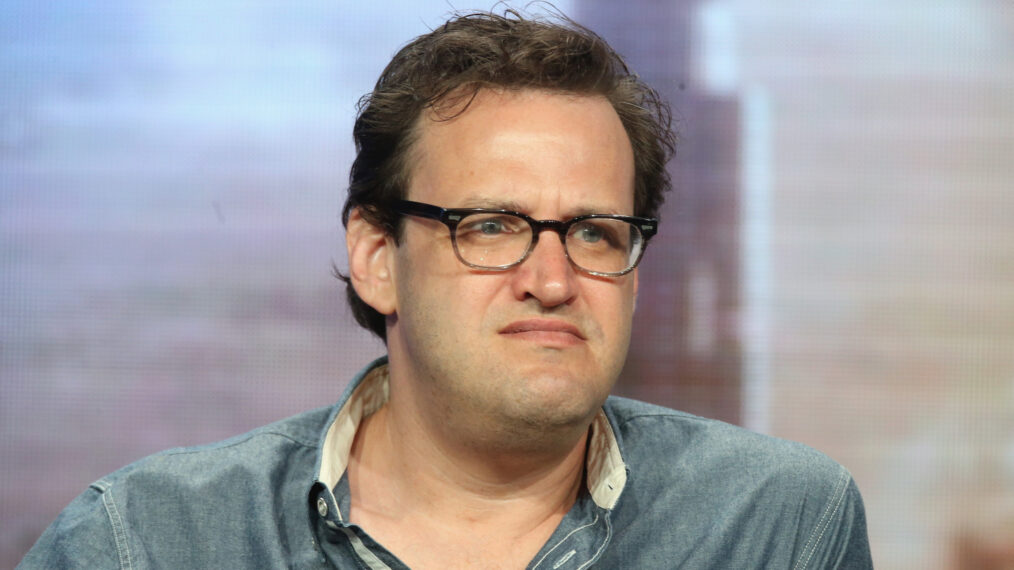Andrew Kreisberg speaks onstage at the The CW portion of the 2016 Television Critics Association Summer Tour
