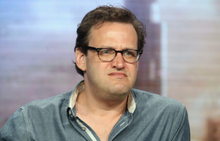 Andrew Kreisberg speaks onstage at the The CW portion of the 2016 Television Critics Association Summer Tour