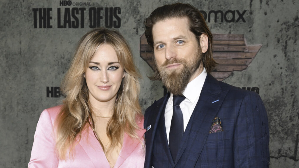 Ashley Johnson and Brian Foster