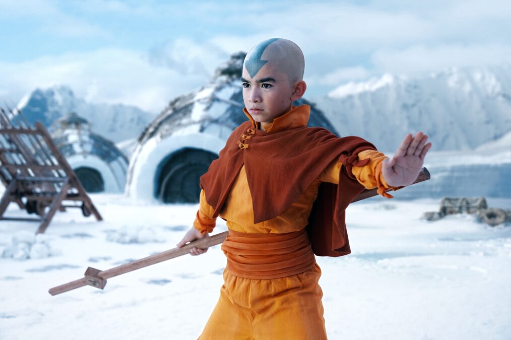 Gordon Cormier as Aang in 'Avatar: The Last Airbender' on Netflix
