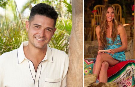 Wells Adams (L) and Hannah Brown (R) in 'Bachelor in Paradise' Season 9