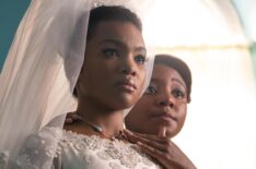 Mia Isaac and Adrienne Warren in 'Black Cake'