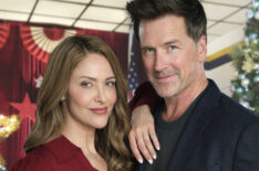 Jill Wagner and Paul Greene in 'Bringing Christmas Home'
