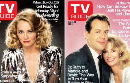 Cybill Shepherd and Bruce Willis TV Guide Magazine covers