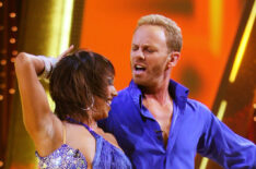 Cheryl Burke and Ian Ziering on DWTS
