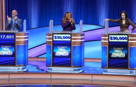 Christopher Meloni, Sherri Shepherd and Katie Nolan on Celebrity Jeopardy!